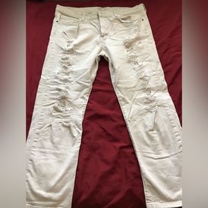 Current Eliot white jeans size 30
